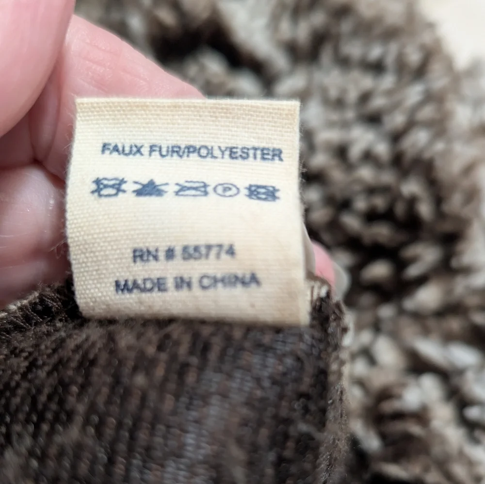 Simply Southern XXL Frosted Faux Fur Sherpa Quarter-Zip Pullover Jacket - Picture 8 of 9